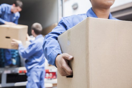 House removalists helping with a family home move in Friernbarnet