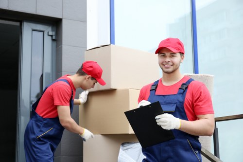 Moving truck service supporting a residential move in Friernbarnet