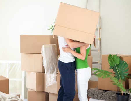 Movers loading items for a same day house or flat move in Friern Barnet